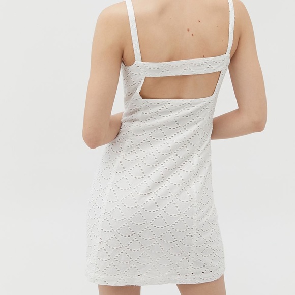 Urban Outfitters Wilma Eyelet Bodycon Mini Dress - Picture 4 of 6